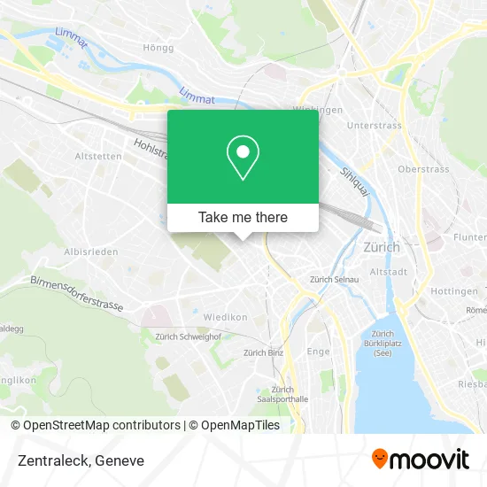 Zentraleck map