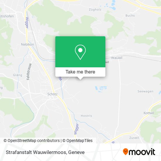 Strafanstalt Wauwilermoos map