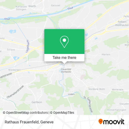 Rathaus Frauenfeld map