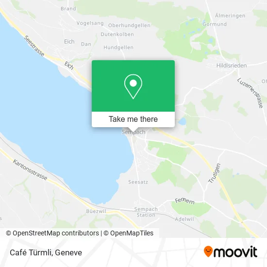 Café Türmli map