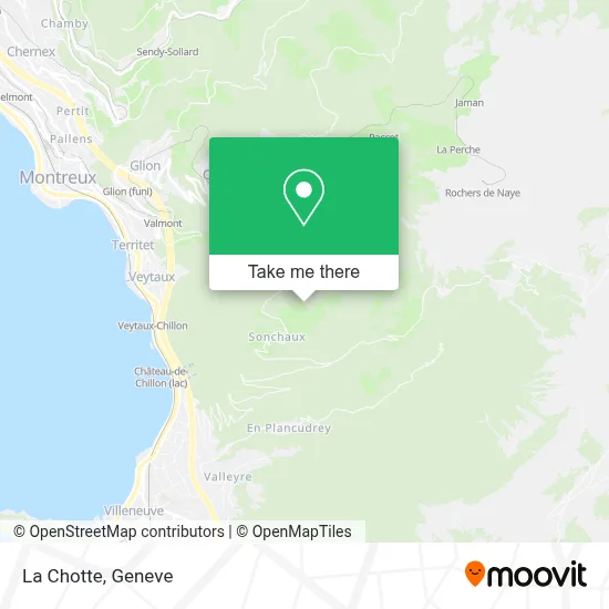 La Chotte map