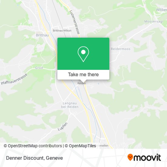 Denner Discount map