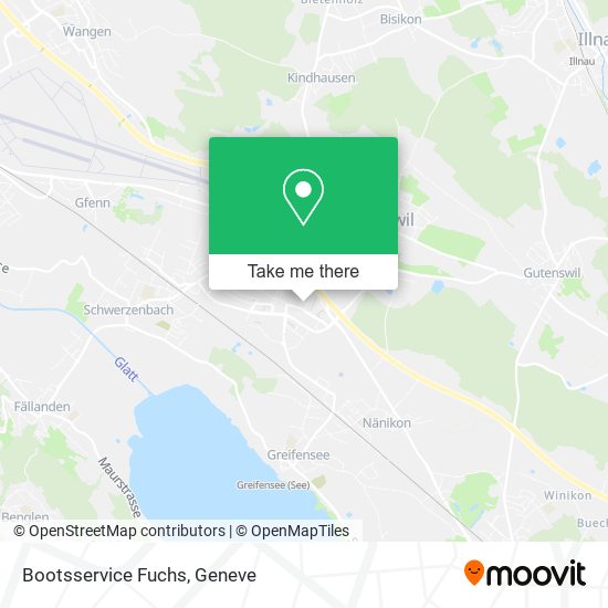 Bootsservice Fuchs map