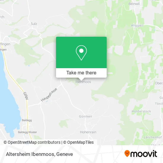 Altersheim Ibenmoos map