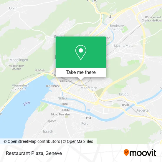 Restaurant Plaza map