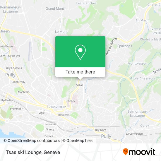 Tsasiski Lounge map