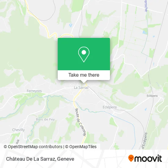 Château De La Sarraz map