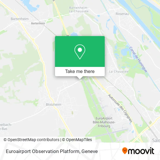 Euroairport Observation Platform map