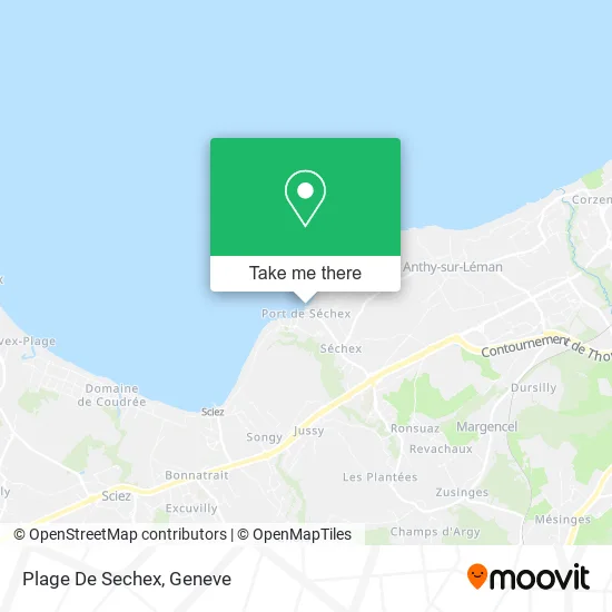 Plage De Sechex map