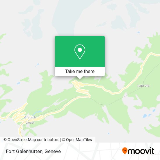 Fort Galenhütten map
