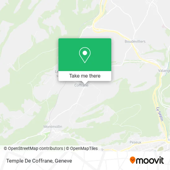 Temple De Coffrane map