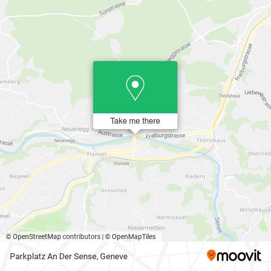 Parkplatz An Der Sense map