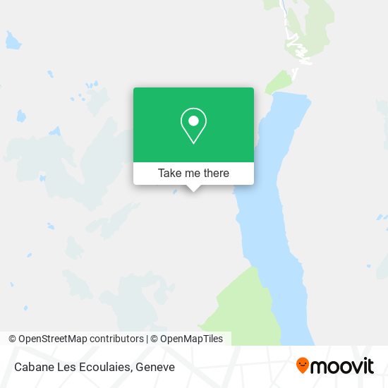 Cabane Les Ecoulaies map