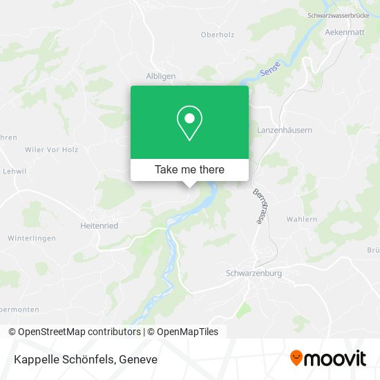 Kappelle Schönfels map