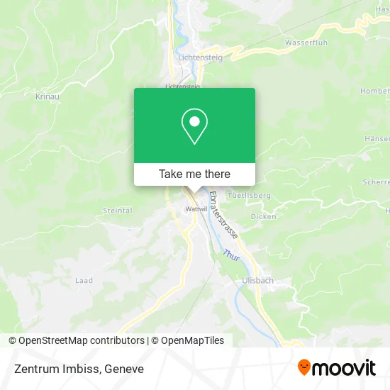 Zentrum Imbiss map