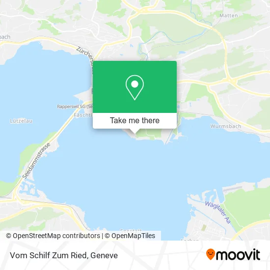 Vom Schilf Zum Ried map
