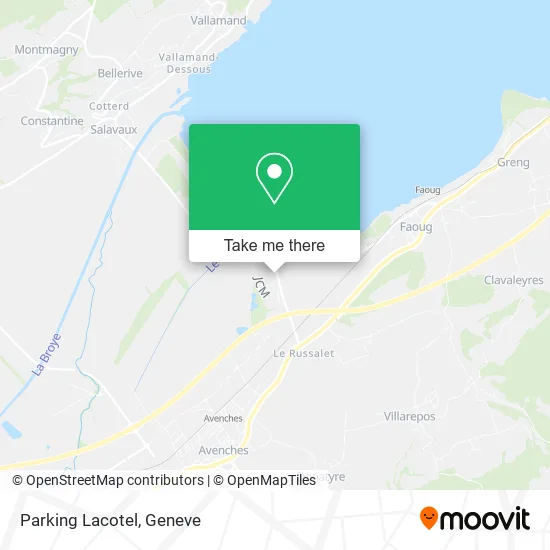 Parking Lacotel map