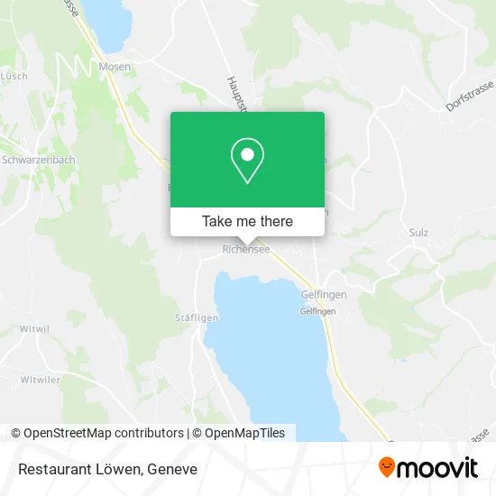 Restaurant Löwen map