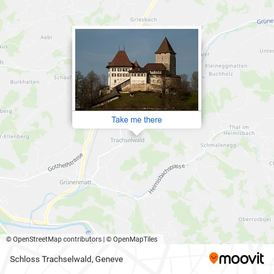 Schloss Trachselwald map