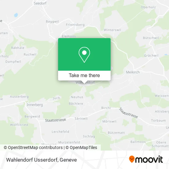 Wahlendorf Usserdorf map