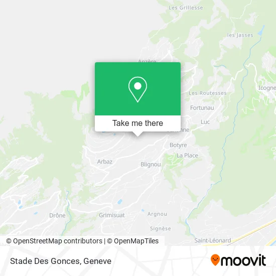 Stade Des Gonces map