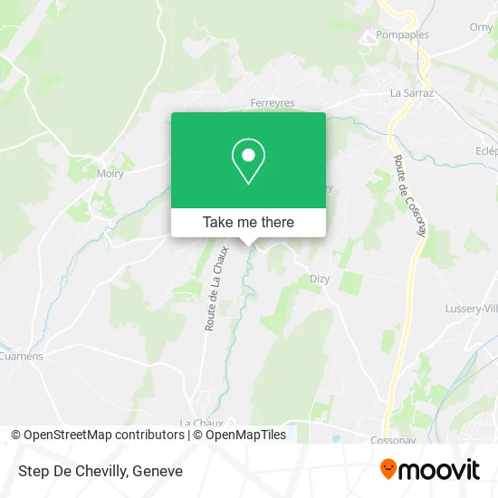 Step De Chevilly map