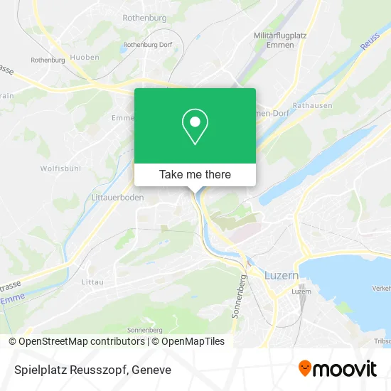 Spielplatz Reusszopf map