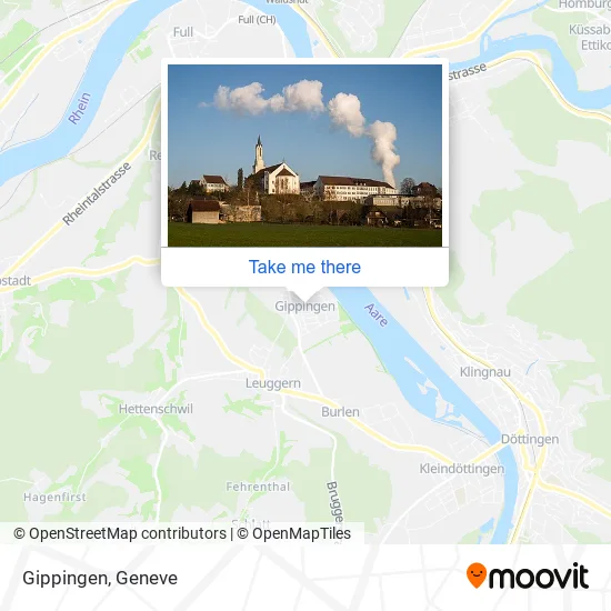 Gippingen map