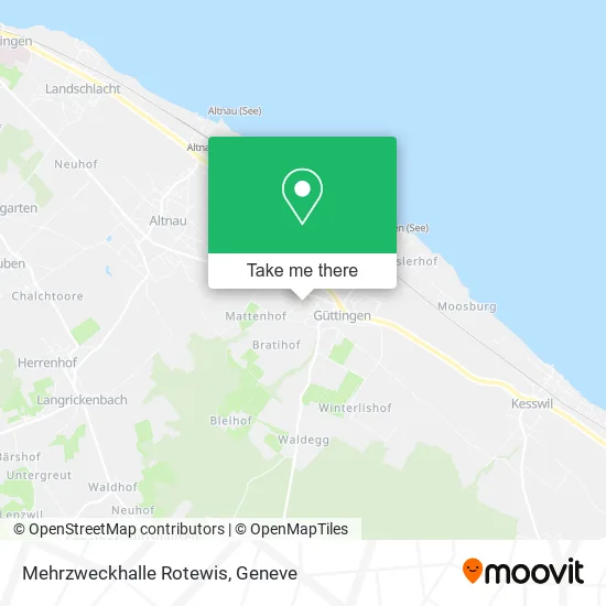 Mehrzweckhalle Rotewis map