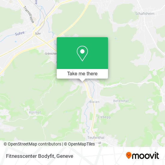 Fitnesscenter Bodyfit map
