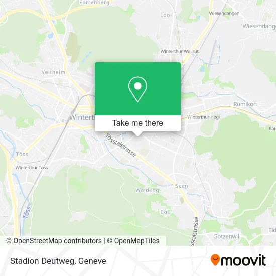 Stadion Deutweg map