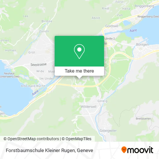 Forstbaumschule Kleiner Rugen map