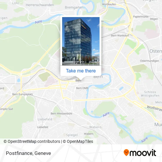 Postfinance map
