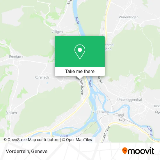 Vorderrein map