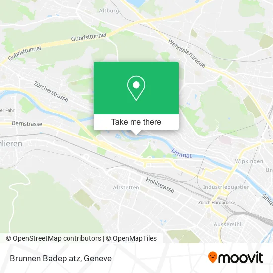 Brunnen Badeplatz map