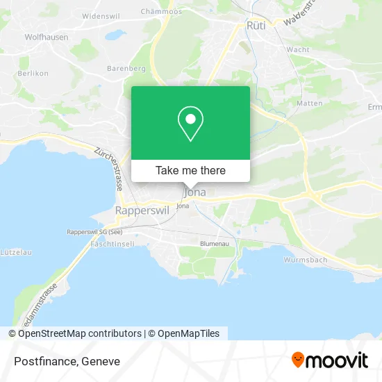 Postfinance map
