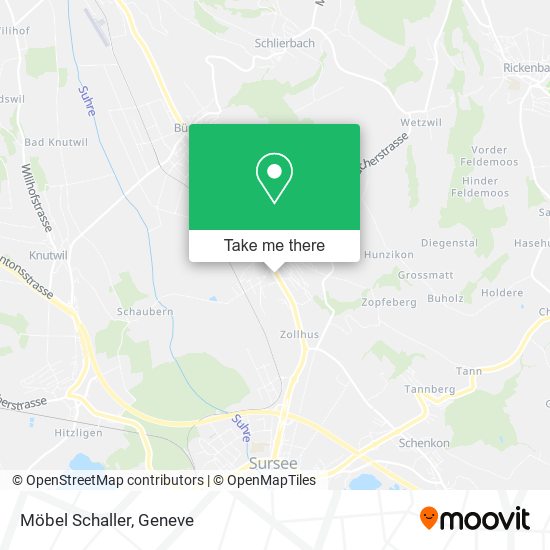 Möbel Schaller map