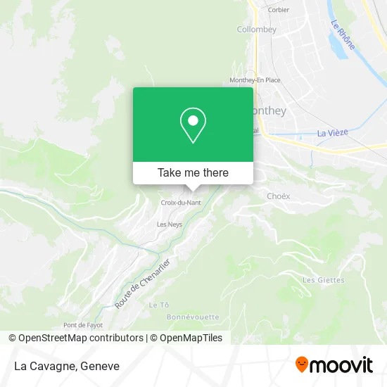 La Cavagne plan