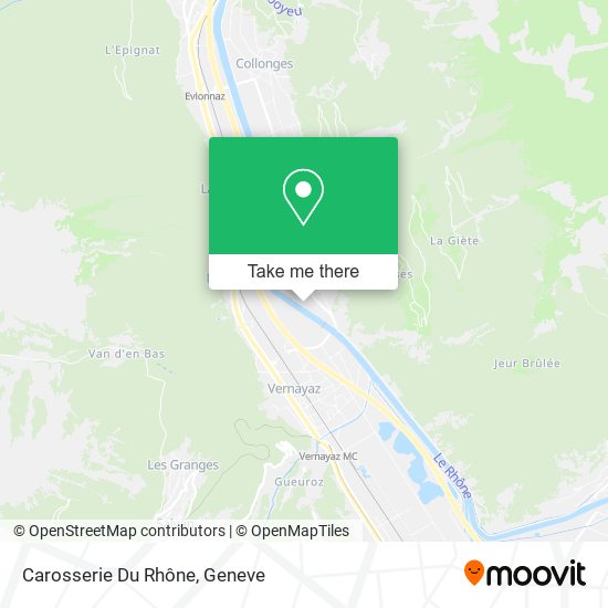 Carosserie Du Rhône map