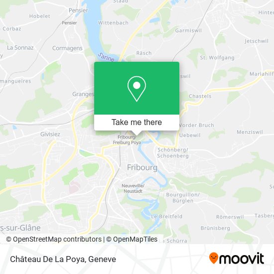 Château De La Poya map