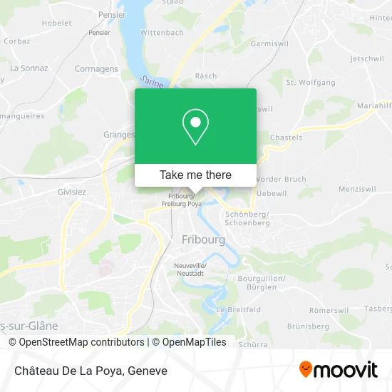 Château De La Poya map