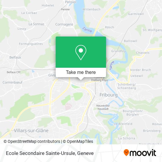 Ecole Secondaire Sainte-Ursule map