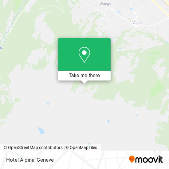 Hotel Alpina map