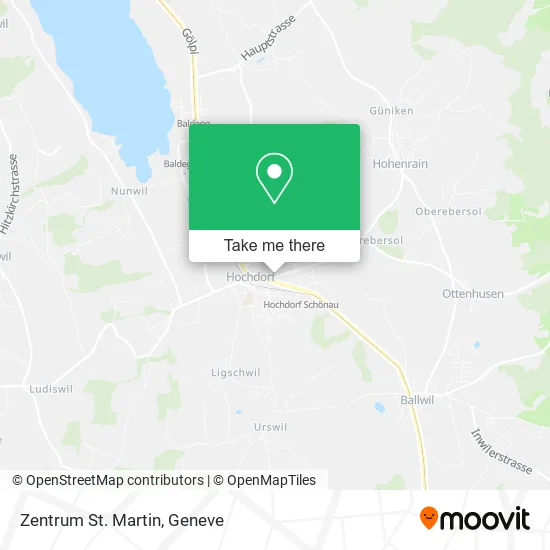 Zentrum St. Martin map