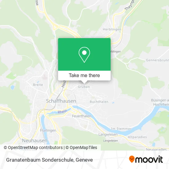 Granatenbaum Sonderschule map