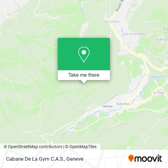Cabane De La Gym C.A.S. map
