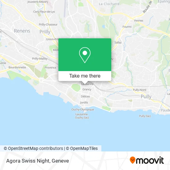 Agora Swiss Night map