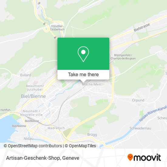 Artisan-Geschenk-Shop map