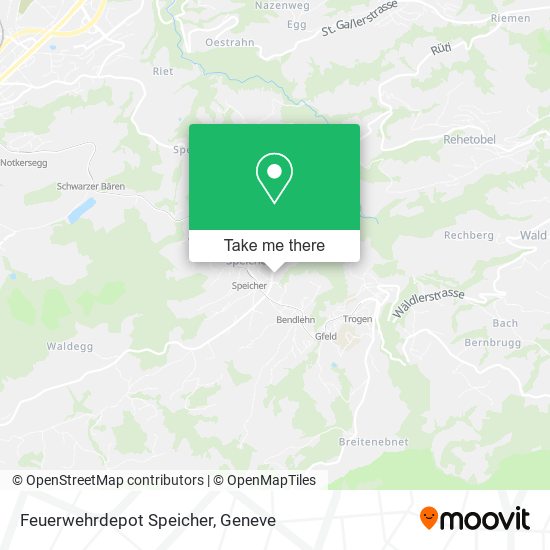 Feuerwehrdepot Speicher map