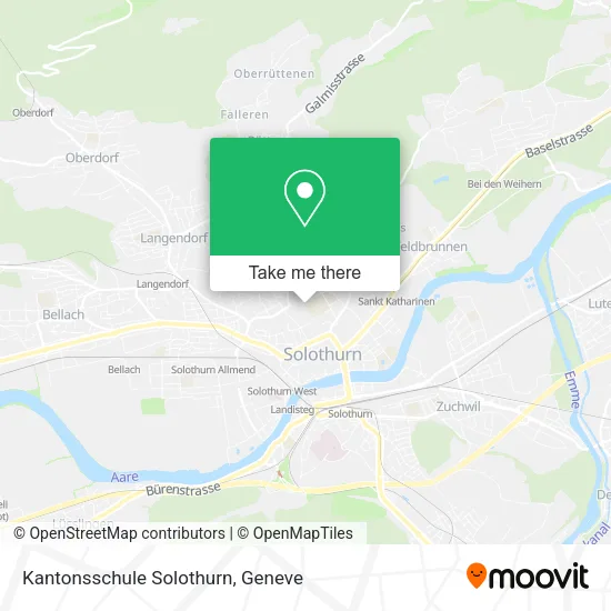Kantonsschule Solothurn map